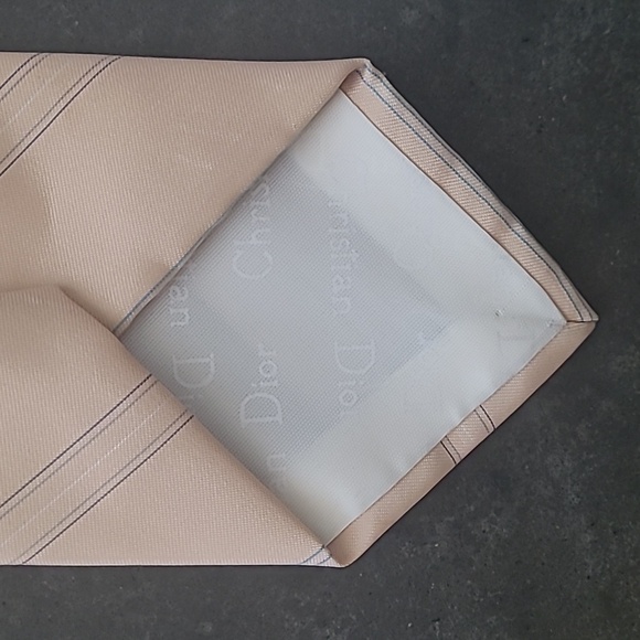 VINTAGE CHRISTIAN DIOR MONOGRAM LOGO NECK TIE - Picture 5 of 10